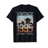 Vintage 1995 Limited Edition 30th Birthday 30 Year Old Gifts T-Shirt XL