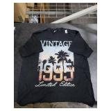 Vintage 1995 Limited Edition 30th Birthday 30 Year Old Gifts T-Shirt XL