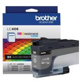 Brother Genuine LC406BK Standard Yield Black INKvestment Tank Ink Cartridge
