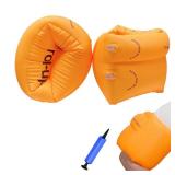 2 Pack Inflatable Arm Floaties Swim Arm Bands Swimming Tube Floater Water Wings for Adult Kids