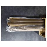 IFELS Heavy Duty Curtain Rods for Windows 66 to 120 Inch, 1 Inch Bronze Window Curtain Rod for Bedroom, Living Room, Outdoor, Adjustable Easy Install Long Modern Curtains Rods(A1,Bronze,30-120)