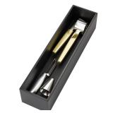 Black Bamboo Drawer Organizer - Silverware&Utensil Holder Organizer for Kitchen Drawers, Multi-Use Drawer Dividers Boxes for Bathroom Counterï¼Cabinet, Garage, Office Desk, Makeup, Jewelry (1232.5