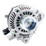Alternator 11176N Replacement New for 1.8L L4 2006-2011 Honda Civic, 7-Groove Pulley, 80A 12V, 11176, 31100RNAA01, 31100RNAA01RM, 31100RNAA012M2, AHGA67, A002TC1391, SB347, LRA3157