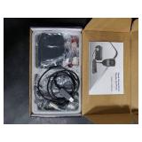 Anysecu WP-9900 Mini Mobile Radio 25W 200 Channels UHF VHF Dual Band Car Base Radio with Programming Cable