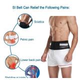 Paskyee Sciatica Belt, Sacroiliac Hip Band for Men Women - Sciatic, Lower Back, Si Joint, Pelvic pain Relief Regular