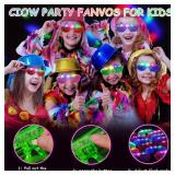 OLUPP 84 PCS LED Glasses, 5 Colors Light Up Glasses with 3 Light Modes, Glow in The Dark Party Supplies, Glow Glasses for Rave Party,Wedding, Birthday, Concert, New Year, Carnival
