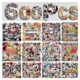 Arme Large Anime Stickers Mixed Pack,600Pcs Mixed with Classic Anime Theme Sticker Pack,Vinyl Waterproof Stickers Decals for Bottles, Laptops, Skateboards&Notebooks, Stickers for Adults&Kids&Teens