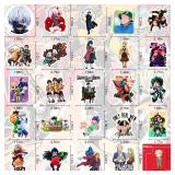 Arme Large Anime Stickers Mixed Pack,600Pcs Mixed with Classic Anime Theme Sticker Pack,Vinyl Waterproof Stickers Decals for Bottles, Laptops, Skateboards&Notebooks, Stickers for Adults&Kids&Teens