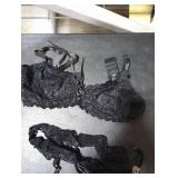 ssyyx Sexy Lingerie for Women,3 Piece Lace Lingerie Set Bra and Panty Sets with Garter Belt Babydoll Teddy Medium