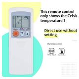 Replacement Remote Control for Mitsubishi Electric Mr Slim Air Conditioner MSZ-GL06NA MSZ-GL09NA MSZ-GL12NA MSZ-GL15NA MSZ-FE18NA MSZ-A15NA-1 MSZ-A17NA-1 MSZ-A09NA MSZ-A12NA MSZ-A15NA MSZ-A17NA