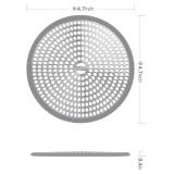 LEKEYE Shower Drain Hair Catcher/Strainer/Stainless Steel and Silicone