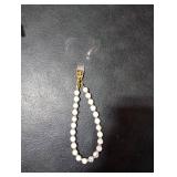 Lostars Marble Beaded Phone Wrist Strap,Detachable Phone Bracelet Strap with Tether Tab,Hands-Free Wristlet Strap (Marble-White)