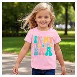 in My Preschool Ear Shirt Toddler Girls First Day of School Shirt Back to School Gift Tee Short Sleeve Tops 3 4T Pink