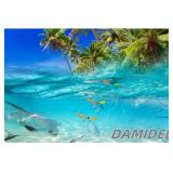 DAMIDEL 6Pcs Pompano Fishing Rigs Ready Kit 3 in 1 Float Rigs with Triple 3/0 Circle Hook for Surf Fishing 12/0 Fishing line / 50in length/50lbTension in freshwater and Saltwater