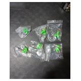 DAMIDEL 6Pcs Pompano Fishing Rigs Ready Kit 3 in 1 Float Rigs with Triple 3/0 Circle Hook for Surf Fishing 12/0 Fishing line / 50in length/50lbTension in freshwater and Saltwater
