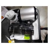 Ganiza Juicer Machines, Slow Masticating Juicers with Large Feed Chute for Whole Fruits & Vegetables, Cold Press Juicer with 3 Replace Filters for Batch Juicing, Easy to Clean, BPA Free(Silver)
