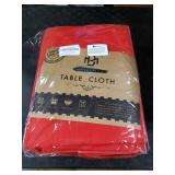 BRILLMAX 6 Pack Red Round Tablecloths 120 Inch - Circle Bulk Linen Polyester Fabric Washable Table Cloth Cover for Wedding Reception Banquet Birthday Party Buffet Restaurant