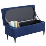 GOSTADY Ottoman Covers, Stretch Folding Storage Stool Slipcover Furniture Protector, Rectangle Bench Footstool Cover with Elastic Bottom, Soft Jacquard Fabric Removable Washable, Large