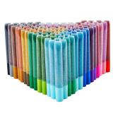 Bright Creations Bulk Glitter Glue Pens 100 Pack - 0.35 oz Each, 20 Metallic Colors - Glue Pens for Crafting & Slime - Glitter for Crafts