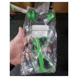 Cheerin Green Alien Headband and Glasses - Martian Antenna Headband - Glitter Ball Head Boppers - Space Theme Costume - Alien Costume Accessories