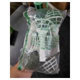 Arlai Box of 4 Bride Wedding Flower Bouquet Holder Foam Floral Handle Bouquet Holder Large for Bride Faux Flowers, Handheld Flowers Decoration with 100 Pieces Flower Bouquet Pins