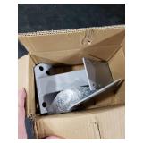 FIERYRED Trailer Spare Tire Mount,120LBS Spare Tire Carrier for Trailer,Utility Trailer and Boat, Tire Holder Bracket Fits 4 & 5 Lugs Wheels, Hold 3.94, 4, 4.25 and 4.72 Bolt Pattern