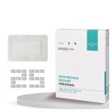6X8 Inches Extra Large Sterile Adhesive Island Wound Dressing Bandages - Non Woven Cover with Bordered Gauze Pads, 25 Individually Pack, High Absorbent, Medical Grade by QICHUANG(6X8 INCHES - C25)