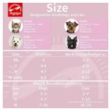 Agape Soft Cone for Cats & Small Dogs, Comfy Pet Cone to Stop Licking, Adjustable Cat E Collar Alternative After Surgery, Protective Elizabethan Collar for Pup & Kitty, Water Repellent Recovery Cone