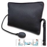 POPIPEN Inflatable Lumbar Support Pillow for Office Chair and Car Seat, Back Support Cushion with Air Pump for Reducing Lower Back Pain