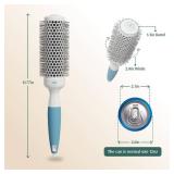 Professional Round Brush for Blow Drying - Small Ceramic Ionic Thermal Barrel Brush for Sleek, Precise Heat Styling and Salon Blowout - Lightweight Round Hair Brush (Barrel 1.3 inch, Bristle 2 Inch)