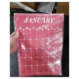 2025-2026 Undated Large Wall Calendar Dry Ease 12 Month Reusable Calendar Blank Planner Yearly Planning New Year Christmas Gift for Office Home Classroom(Classic,12x16)
