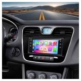 Car Radio Stereo for Chrysler 200 2011 2012 2013 2014, 4GB RAM + 64GB ROM 7in HD Touchscreen Car Stereo Android 12, Wireless CarPlay & Android Auto, GPS & Bluetooth, Back-up Camera, FM Radio