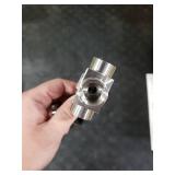 3 Way Ball Valve 1/2 NPT Reduce port 7mm Stainless Steel L Port NPT Instrument Fitting (1/2)