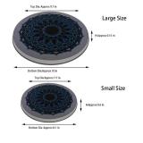 Ritadeshop Burner Covers for Electric Stove (Blue Mandala, Round 8/10