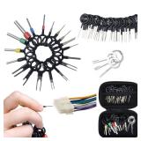 41 PCS Terminal Removal Tool Kit, Depinning Tool Pin Removal Tool, Pin Extractor Removal Tool Kit, Electrical Tools Wire Connector Pin Release Terminal Ejector Kit for Automotive, Home Appliance