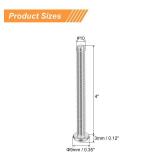 uxcell #10-24x4 Pan Head Machine Screws, 304 Stainless Steel 18-8 Screw, Phillips Drive, Fully Threaded, Bright Finish, Pack of 10