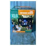 10.6 Foot Inflatable Outdoor Screen. Includes Blower And Carry Bag. - Retail: $75