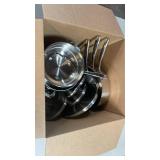 TramontinaTramontina 14-Piece Tri-Ply Clad 18/10 Stainless Steel Cookware Set. - Retail: $250