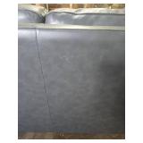 Atmore Leather Sofa - Gray  - Retail: $1,650
