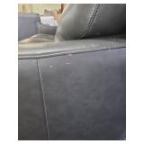 Atmore Leather Sofa - Gray  - Retail: $1,650