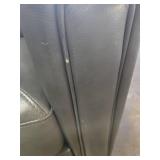 Atmore Leather Sofa - Gray  - Retail: $1,650