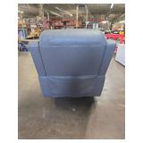 Brayden Top Grain Leather Recliner - Gray  - Retail: $960