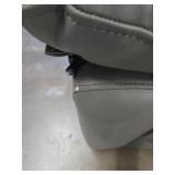 Brayden Top Grain Leather Recliner - Gray  - Retail: $960