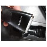 MANSPOT Manscape Groin & Body Hair Trimmer for Men, Electric Ball Pubic Trimmer Shaver,Manscape Kit with 4 Guard,Replaceable Ceramic Blade Heads,Waterproof Wet/Dry Shaver,90 Minutes Shaving