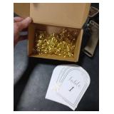 JOYIT 40 Sets Wedding Table Number 1-40 with 40 Pcs Table Number Holders, White Gold Table Number Cards with Place Card Holders, 4 x 6 Table Numbers for Wedding Reception and Birthday