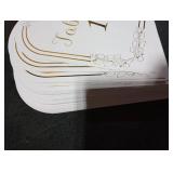 JOYIT 40 Sets Wedding Table Number 1-40 with 40 Pcs Table Number Holders, White Gold Table Number Cards with Place Card Holders, 4 x 6 Table Numbers for Wedding Reception and Birthday