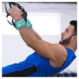 Gymenist Wrist Weights Running Stylish Bracelet Pair Of Weights Set of 2 Jogging Cardio Weight To Strengthen The Hands Forearm (1.5 Lb (Green - Purple))