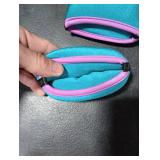 Gymenist Wrist Weights Running Stylish Bracelet Pair Of Weights Set of 2 Jogging Cardio Weight To Strengthen The Hands Forearm (1.5 Lb (Green - Purple))