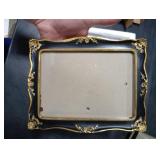 YEPOTUE Black Picture Frame 5x7 Inch, Vintage Picture Frame for Wall or Tabletop Display, Antique Photo Frame with Real Glass & Hook for Home Decor - Mother
