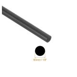 uxcell Nitrile Rubber Round Seal Strip, 3mm(1/8) Diameter 3 Meters (9.84Ft) Long Hard Solid Rubber Weather Stripping for DIY Gasket, Industrial Equipment, and Furniture